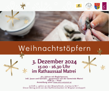 2024-12-03 Weihnachtstöpfern Matrei 